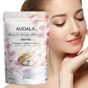 

Pearl Powder Mask Powder Natural Moisturizing Brighten Powder External Soft Pure Use Female Mask Tone Skin P4N9