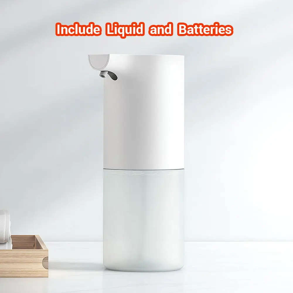 Mijia ручная мойка Автоматическая Индукционная вспенивающая ручная мойка автоматическое моющее мыло 0,25 s инфракрасный датчик для умного дома - Color: Add Liquid Batteries