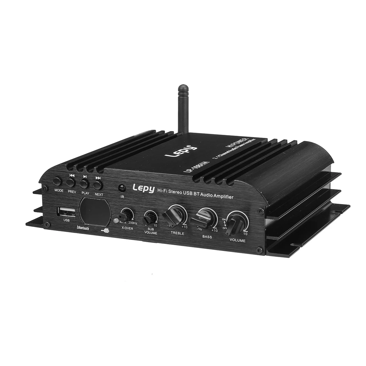 Lepy LP-168 HiFi домашний Автомобильный плеер bluetooth 2,1 канальный стерео усилитель мощности FM Amp 19V 3A US Plug