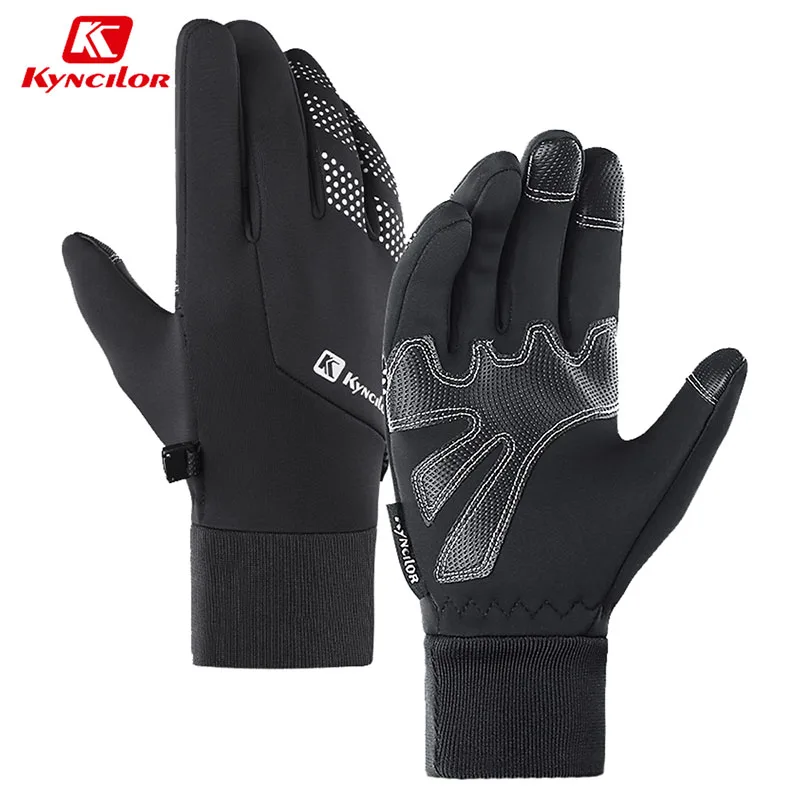

Kyncilor Unisex Winter Warm Cycling Gloves Bike Touchscreen Full Finger Gloves Windproof Bicycle Motorcycle Fitness Gloves