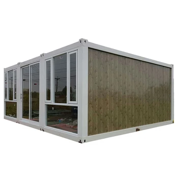 

Low cost easy assemble prefab house foldable 20ft container house