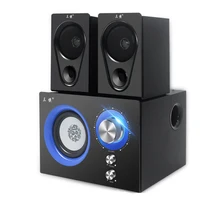 Сабвуфер Bluetooth колонки ВЧ и бас Регулируемый настольный компьютерный динамик домашний 3D объемный Стерео ТВ MP3/MP4 PC громче динамик