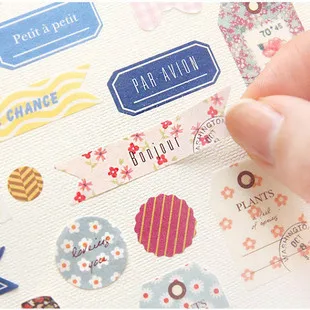 

Kawaii sticker Petit Deco 2 Translucent diary stickers, 6 sheets planner stickers/sticky notes/papeleria/stationery papel