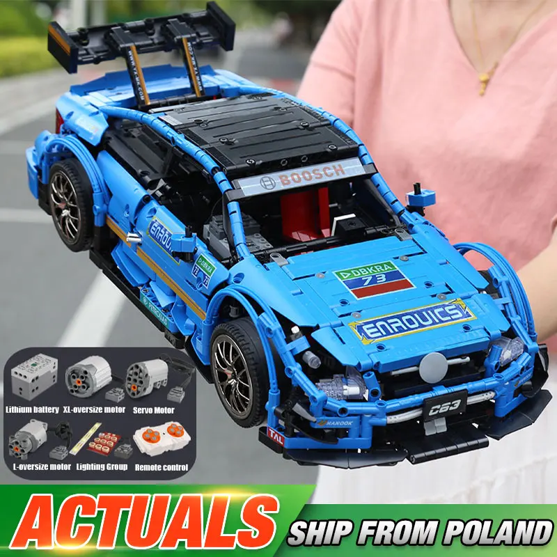 DHL Yeshin 20005 Technic App Control синий комплект гоночных автомобилей Совместимость MOC 6687