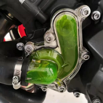 

Cool Transparent Cover Engine Water Pump Cover for YAMAHA MT-09 MTM850 Motorcycle Accessories