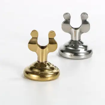 

1pc 4cm Place Card Holders U Shape Table Number Stands Memo Note Clips Mini Stainless Steel For Home Hotel Party Decoration