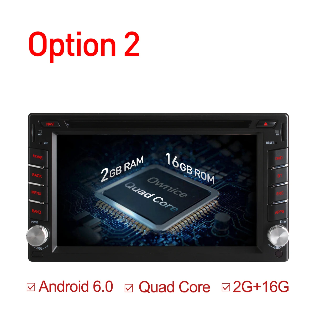 Ownice C500 Android 6,0 Octa 8 Core 2G ram 2 от автомобиля DVD плеер с gps-навигатором видео монитор для универсального BT 4G SIM LTE сети