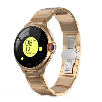 

Business Men Smart Watch 1.22 ' Full Touch Color Screen Sleep Monitoring Sports Modes IP67 Waterproof Smartwatch For Android i