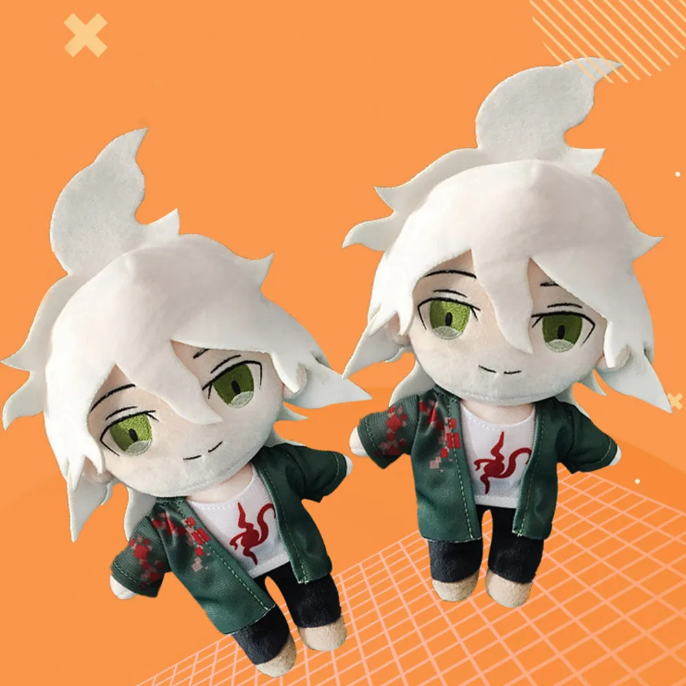 20CM Nagito Komaeda Plush Soft Stuffed Anime Kids Birthday Xmas Gifts plush toy plush doll