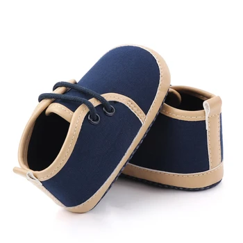 

Newborn Baby Shoes Classic Canvas Baby Boy Shoes Spring Cotton Straps Stitching Newborn Boy Girl Shoes First Walker Prewalker