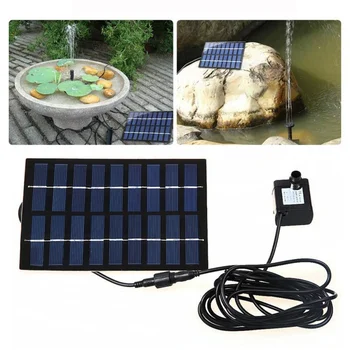 

an.8W Solar Fountain With Panel Water Pump For Bird Bathing Solar Panel Kit Outdoor Pool Courtyard Garden And Fish Tank 86 an