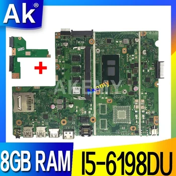 

X541UA MB._8G/I5-6198DU/AS 8GB RAM Mainboard REV2.0 For ASUS X541UVK X541UA X541UV Laptop motherboard 100% Tested free shipping