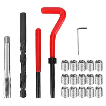 

20 Pcs Thread Inserts M9x1.25 Female Thread Repairing Accessory Assortment Kit Rethreading Kit