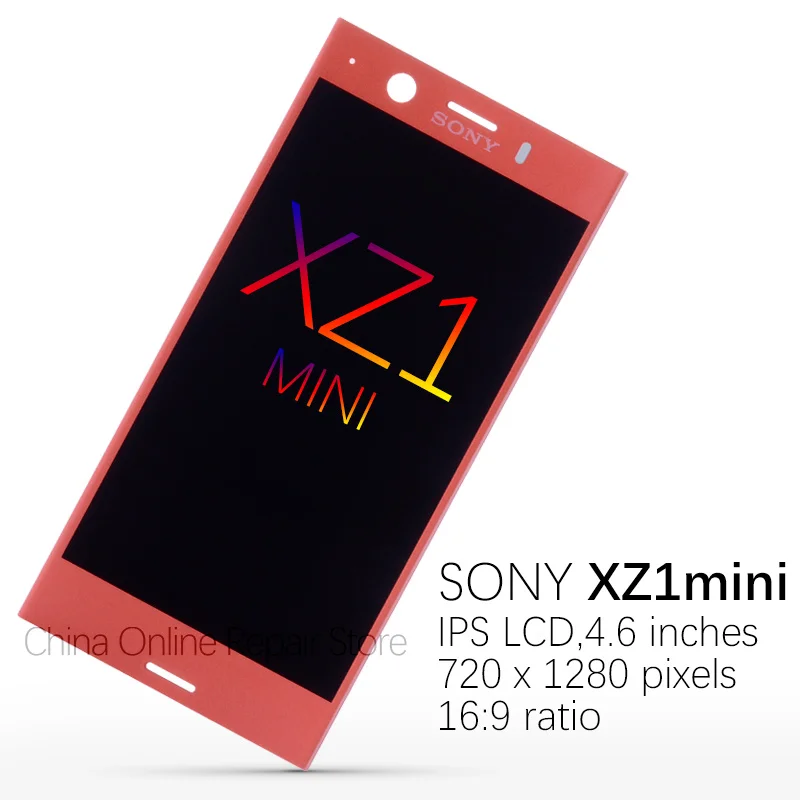 4," ips lcd для SONY Xperia XZ1 Compact display XZ1 MINI g8441 g8442 lcd с сенсорным экраном дигитайзер Запасные части
