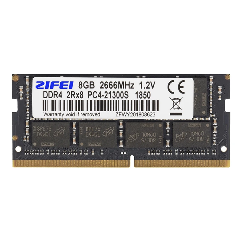 ZIFEI DDR4 16 Гб(2*8 ГБ) 2133 2400 2666 МГц 1,2 в sodimm SD ram ноутбук Память ram