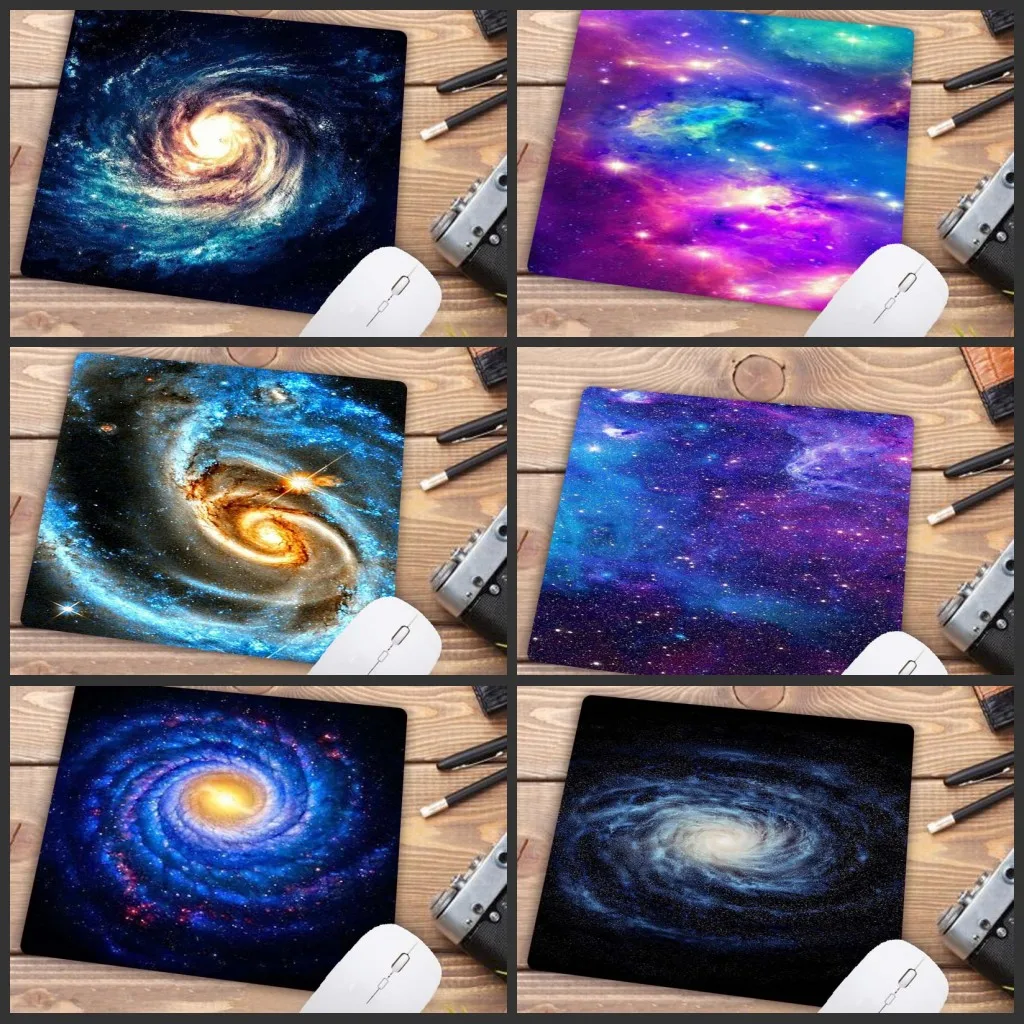 

XGZ Big Promotion Colorful Space Pictures of The Planets Keyboard Gaming Speed Mouse Pads Laptop Gaming Mice Desk Mat 22X18CM