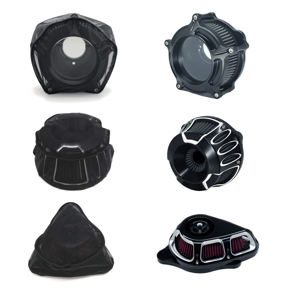 

Air Filter Waterproof Rain Sock Protective Cover For Harley Sportster 883 1200 XL Touring Road Glide Street Glide Softail Dyna