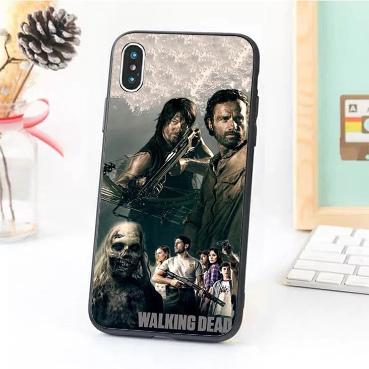 Мягкий резиновый чехол для телефона из ТПУ Bernandez 5 5S SE 6 6S iPhone 7 8 plus X Xs Max XR The Walking Dead