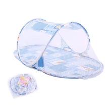 Baby Crib Netting Portable Foldable Sleeping Bed Mesh Cradle Mosquito Insect Net for Infant Children Newborn Travel Bedding Crib