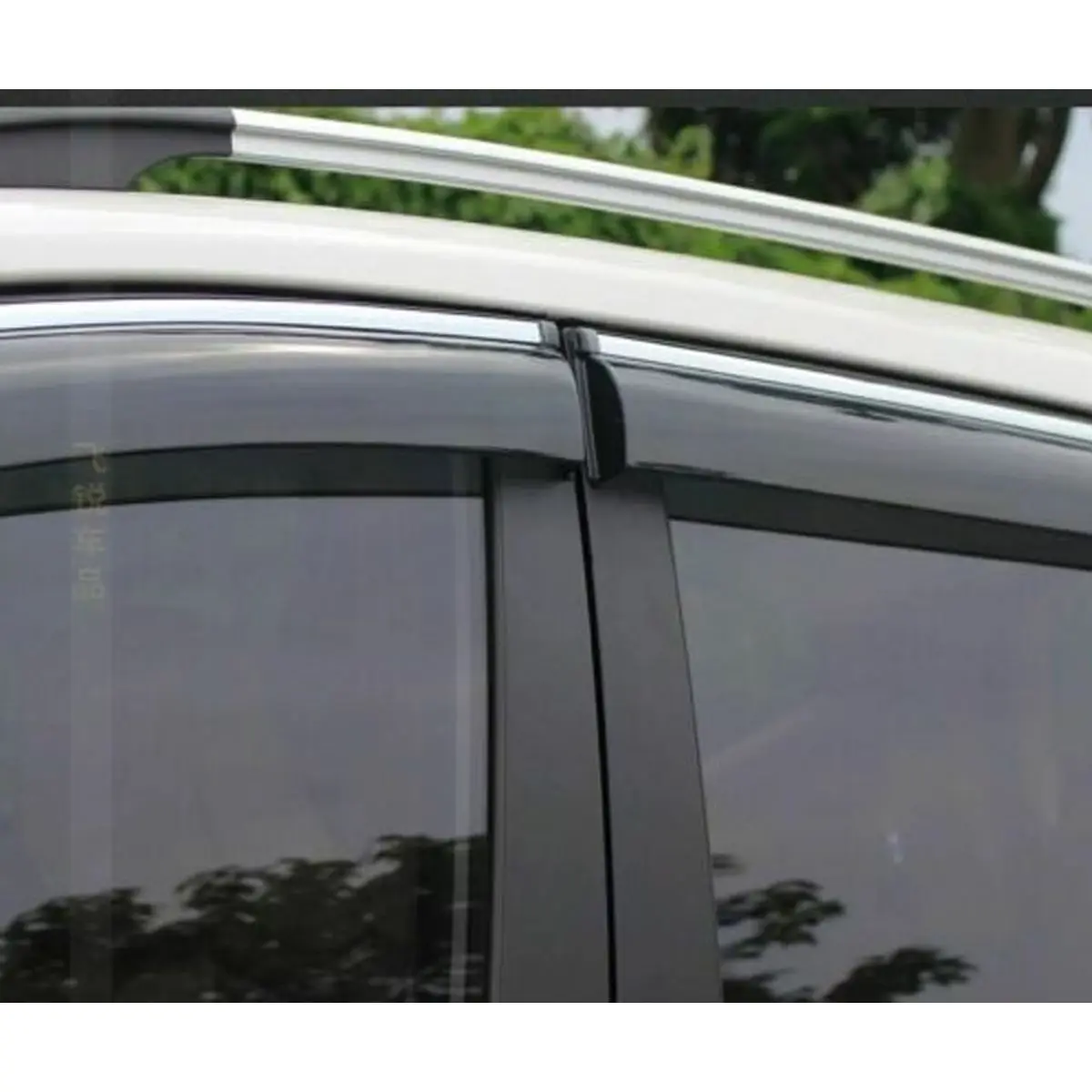 4 шт. чёрный для автомобильного стайлинга дверной оконный ветровой козырек автомобильный оконный Дефлектор козырек вентиляционный дождевик для Nissan Kicks