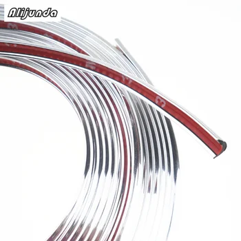 

8 m car tire rim tire edge shield shiny cool DIY sticker for Acura RLX CL EL CSX ILX MDX NSX RDX RL SLX TL TSX Vigor ZDX