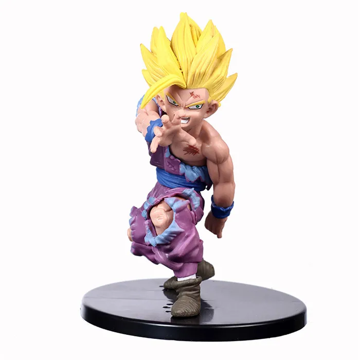 Аниме Драконий жемчуг Гоку плавки ПВХ фигурка игрушки Dragon Ball Z Супер Saiyan Роза Гоку черная модель игрушки - Цвет: WS45