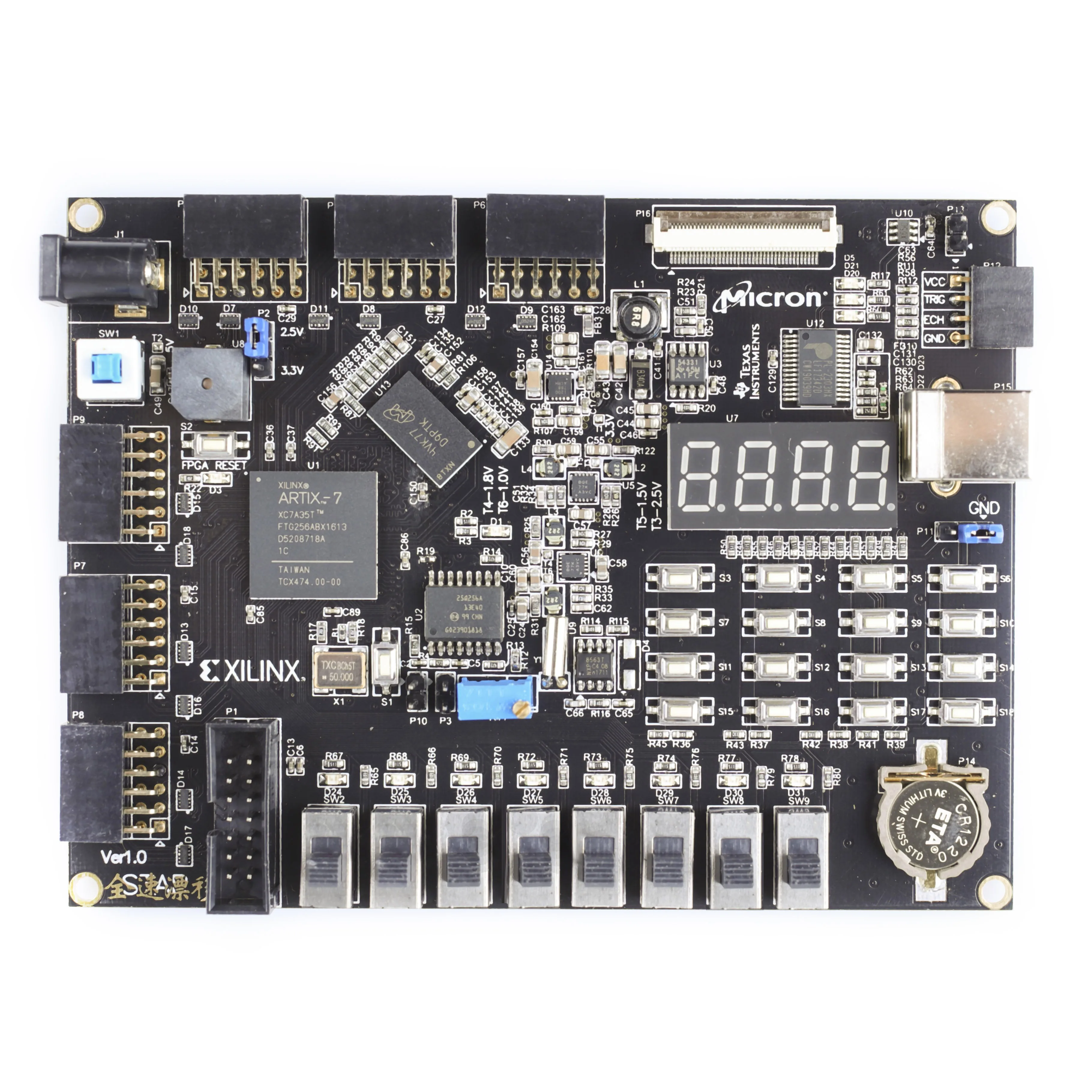 Artix7 FPGA макетная плата