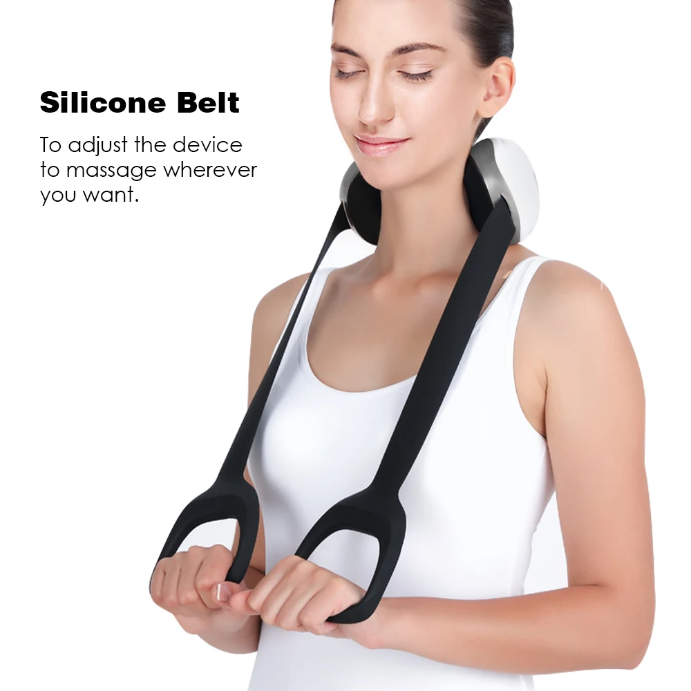  Smart Neck Massager With Heat U-Shape Cervical Back Kneading Shoulder Shiatsu Rechargeable Infrared - 4000411621996