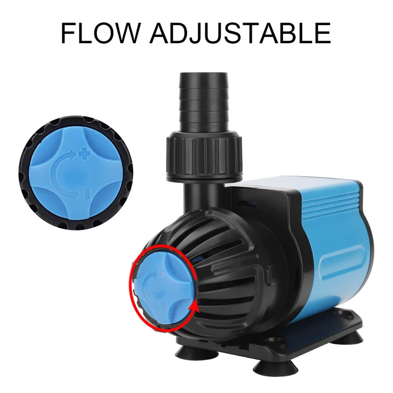 

220-240V Aquarium Inverter Submersible Pump Tank Large Flow Silent Circulation Pump Fish Pond high-power pumping filter pump