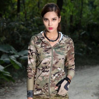 Новинка весны Kryptek typhon Camo женские толстовки Военная Толстовка камуфляжные пуловеры быстросохнущие Топы дышащая футболка для охоты - Цвет: MC