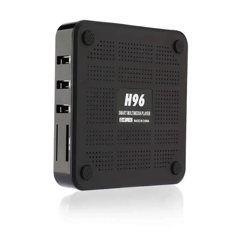 HOT-H96 Rk3229 Android 7,1 четырехъядерный Смарт ТВ приставка 1 Гб+ 8 Гб Поддержка Wifi 100M Lan Bluetooth 4,0 4K медиаплеер телеприставка