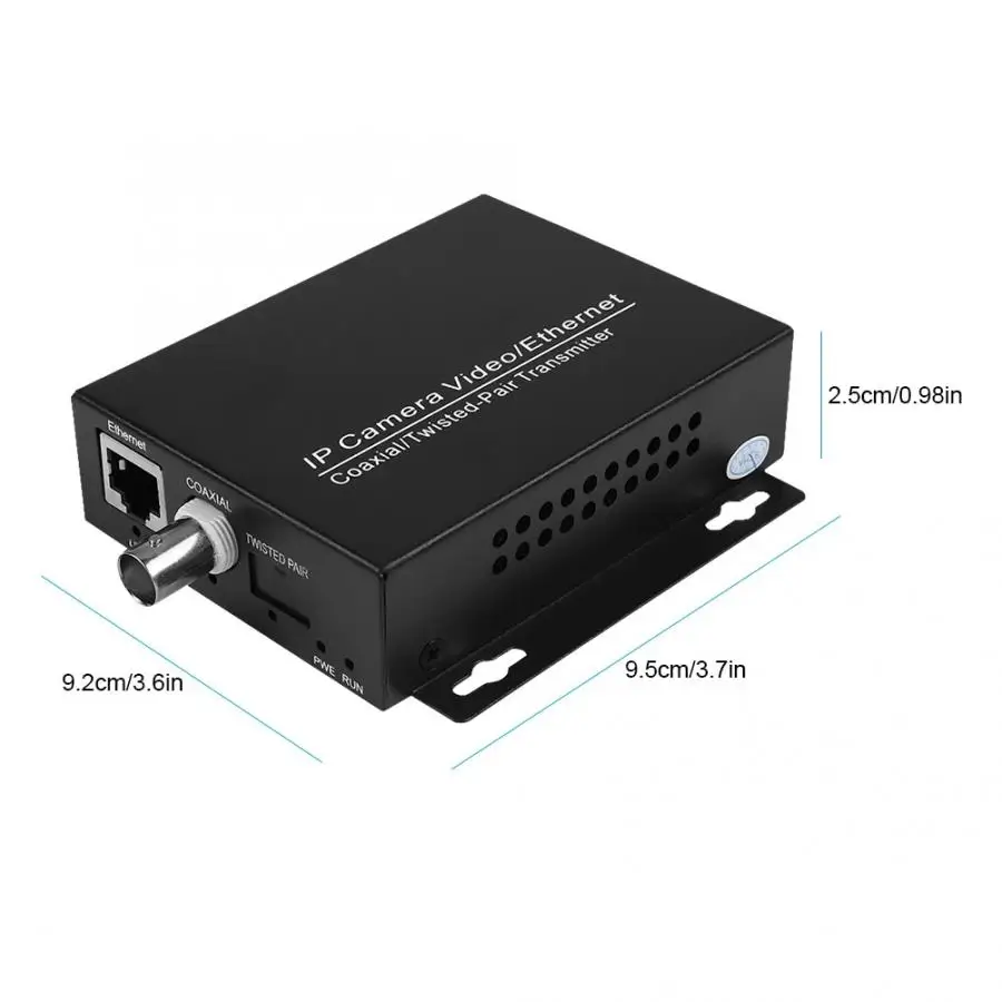 Кабели передачи 1 пара Ethernet IP удлинитель с коаксиальным кабелем EoC коаксиальный
