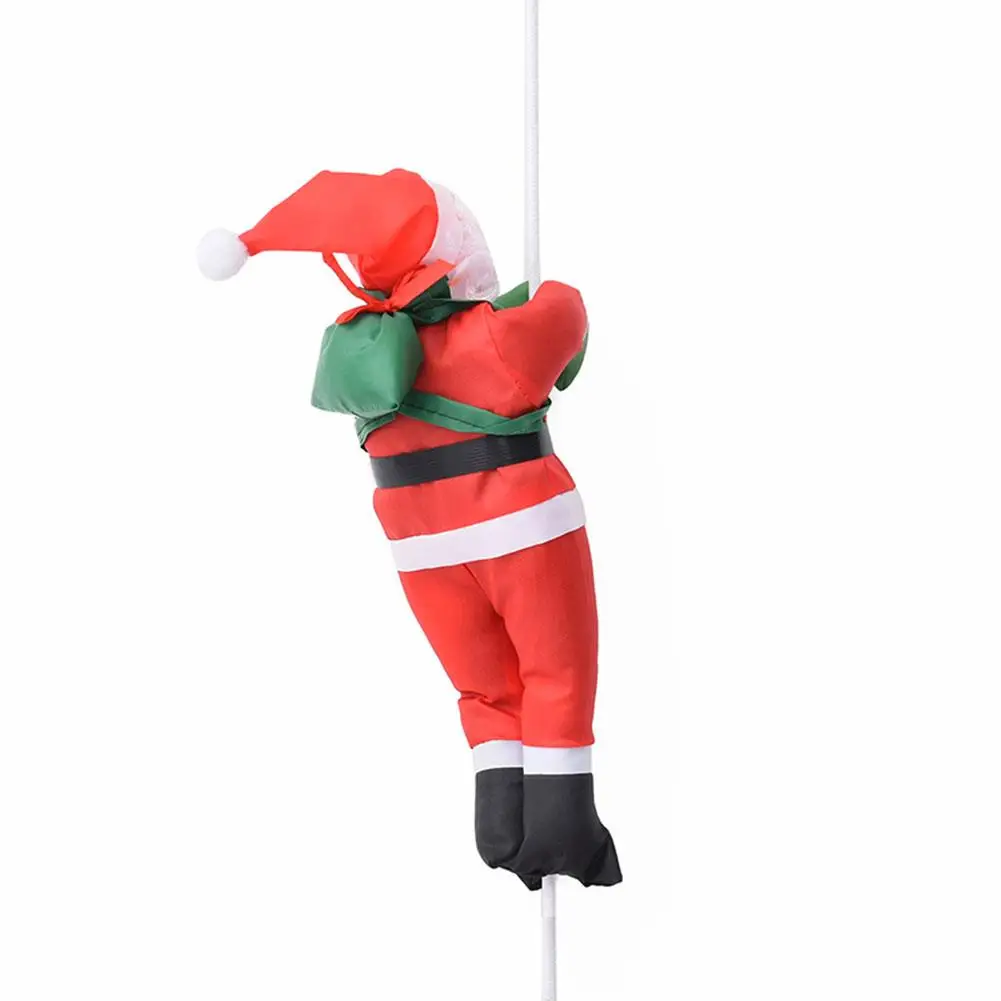 Большие размеры Рождественские куклы выдвижной Санта-Клаус снеговик лося игрушки рождественские фигурки Рождественский подарок для ребенка красный орнамент с рождественской елкой - Цвет: 10