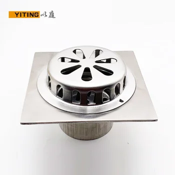

Balcony Floor Drain 304 Stainless Steel Floor Drain Prevent Branch And Fallen Leaves Outdoor Terrace Floor Drain 12cm