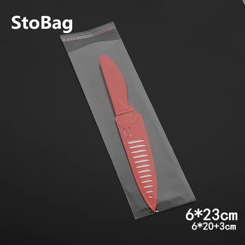 

1000pcs 6*23cm Clear Self Sealing Plastic Bags Pen Long Plastic OPP Pack Jewelry Sock Bag Poly Slender Bag Transparent Gift Bag
