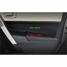 Для Toyota Corolla 4 шт. панель подлокотника двери автомобиля из микрофибры покрытие поверхности отделка Защита Набор