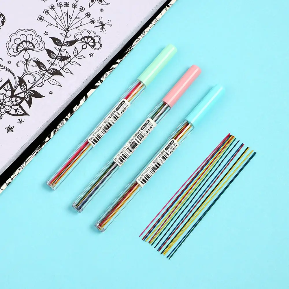 3pcs/set Simple Color Mechanical pencil Refill 2B Automatic Pencil