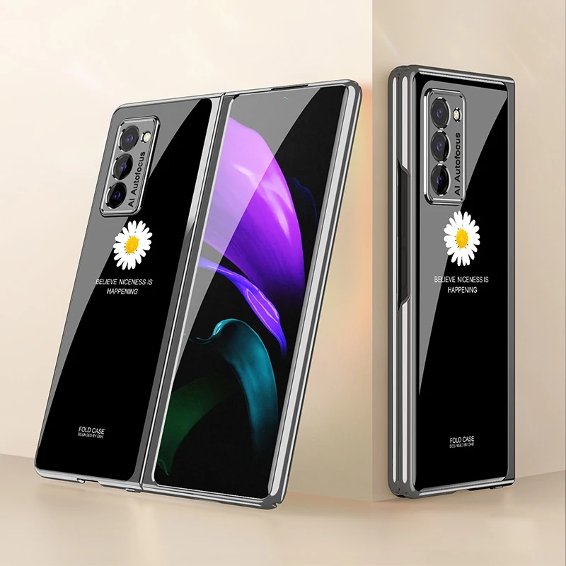 

Для Samsung Galaxy Z Fold2 гальванический окрашенный стеклянный чехол