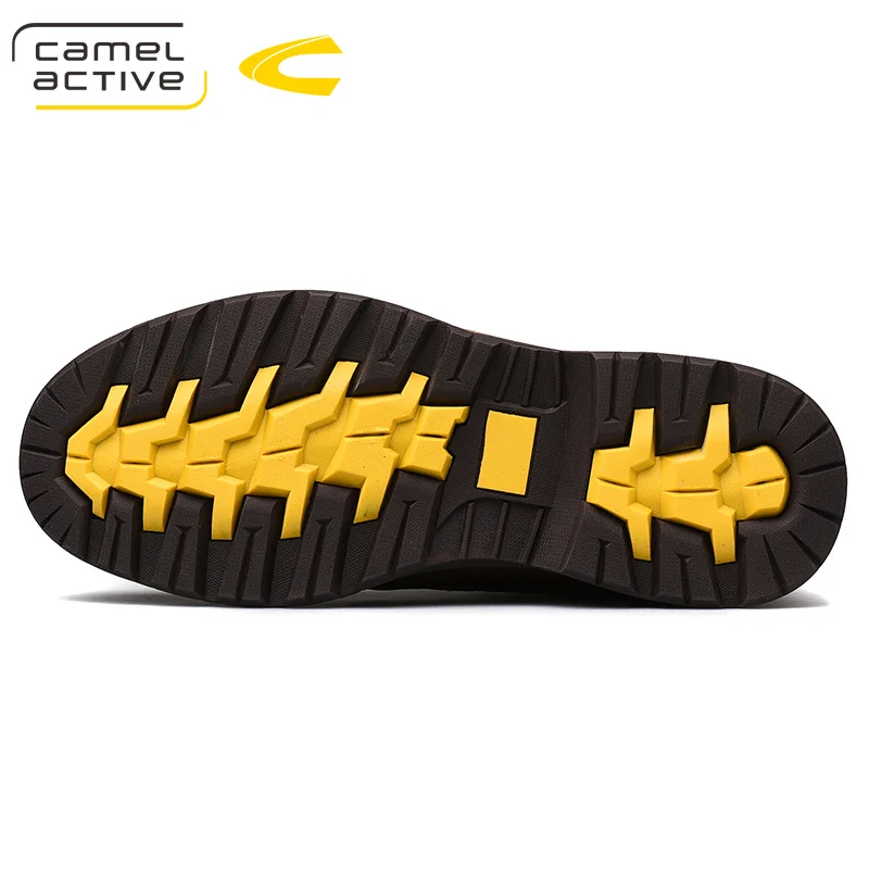 Camel Active/Новинка; Лидер продаж; Брендовые мужские ботинки из натуральной кожи; сезон осень-зима; мужские ботильоны в байкерском стиле; пара оксфордских туфель