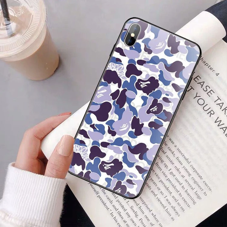 A2 Камуфляжный мягкий черный чехол для телефона ape man для iPhone 11 pro XS MAX 8 7 6 6S Plus X 5 5S SE XR чехол - Цвет: A2