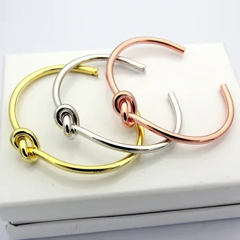 

Accessories wholesale ladies knotted open bracelets simple bracelets for women