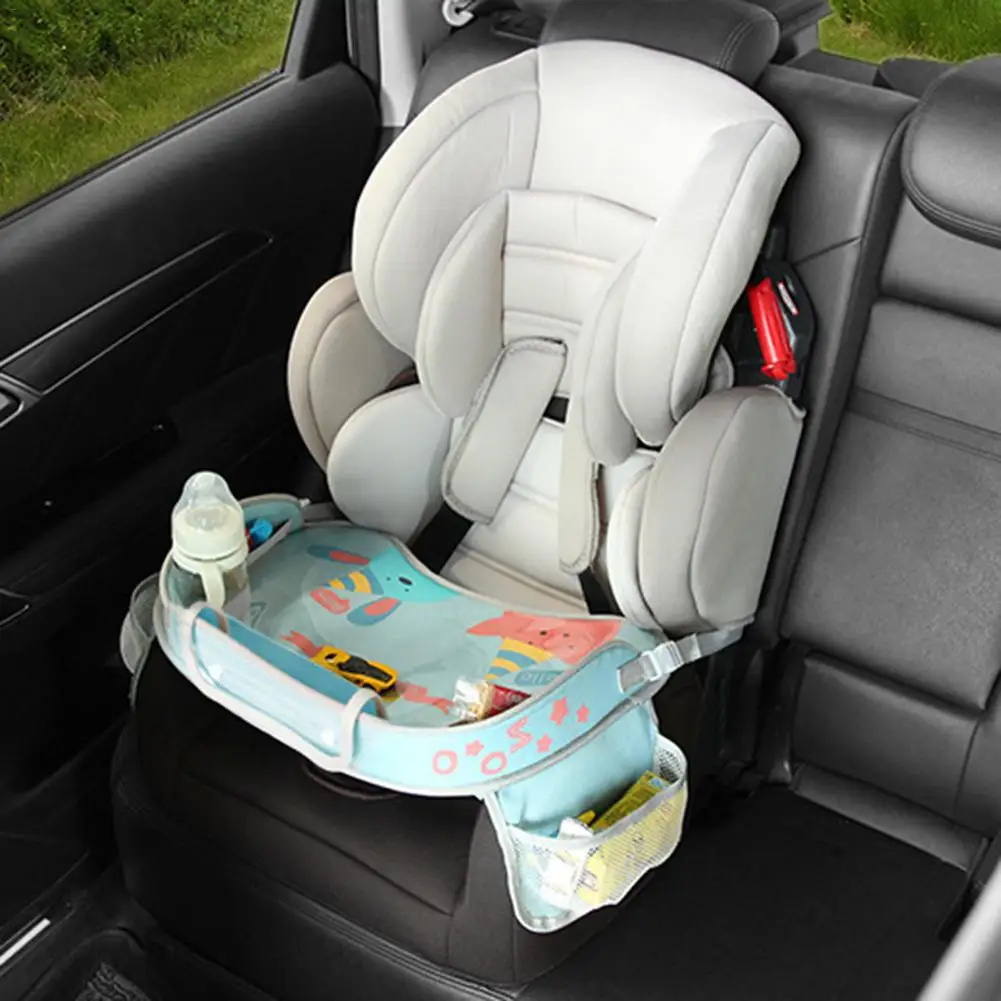 Портативный детский дорожный автомобиль безопасности столик для сиденья Водонепроницаемый держатель для коляски игрушки в виде угощений