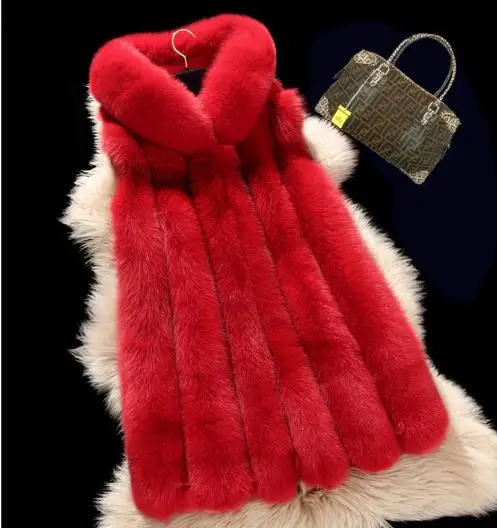 Зимняя женская шуба из искусственного меха в стиле Харадзюку 2019 меховые жилетки