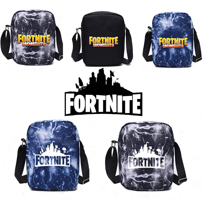 Bolso de hombro Fortnites Unisex, bolsa cruzada con diseño de Fortress, Anime, juego escolar, Chico, dibujos animados, viaje
