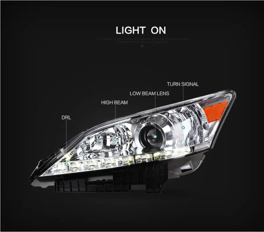 VLAND производитель для автомобильных фар серии ES 350 2007 2008 2010 2012 с DRL+ поворотник+ plug and play
