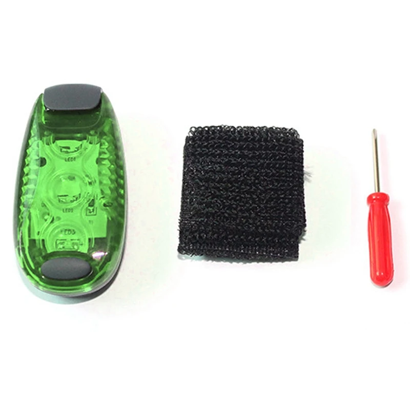 Excellent Bike Cycling Lights Super Bright 3 Led Bike Light Taillight Safe Lamp Warning Mountaineering Backpack Helmet Run Green 5