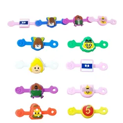 Juego de raspadores Montessori para niños, set de 10 piezas con 3 pinzas magnéticas, juguetes de acción para niños, colección completa de Cable, envío aleatorio, 2021