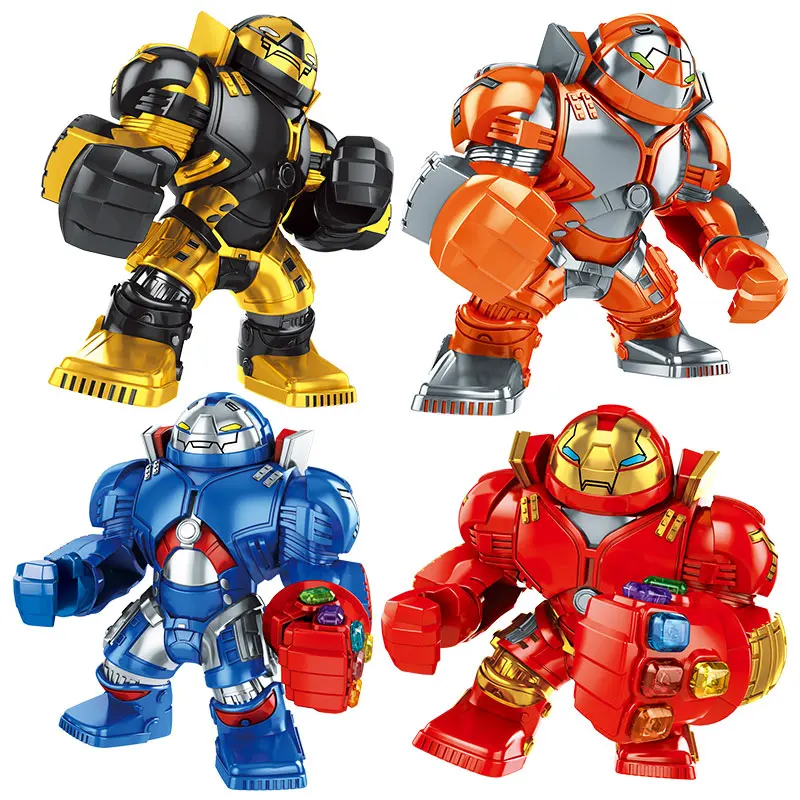 

Superheroes Iron Man Hulkbuster Building Blocks Legoingly Marvel Avengers Big Size Figures Endgame Infinity Wars Bricks Kids Toy