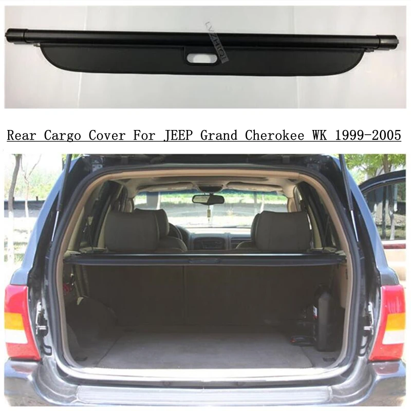 Для JEEP Grand Cherokee WK 1999 2000 2001 2002 2003 2004 задняя крышка для груза защитный экран