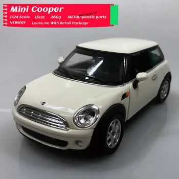 

Newray 1/24 Scale Classic Car Model Mini Cooper Diecast Metal Car Model Toy For Collection,Gift,Kids